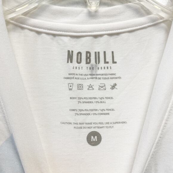 NoBull Women's Palm Tree Miami High Neck Muscle Top Tank Blue Size Medium - Picture 6 of 6